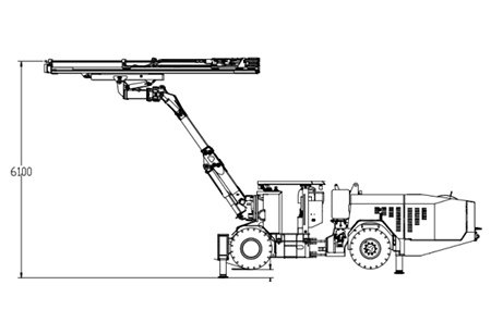 Гидравлическая буровая установка с двумя стрелами, CYTJ45-2